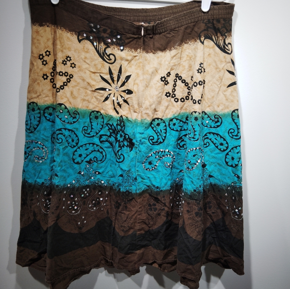 Club z collection boho skirt